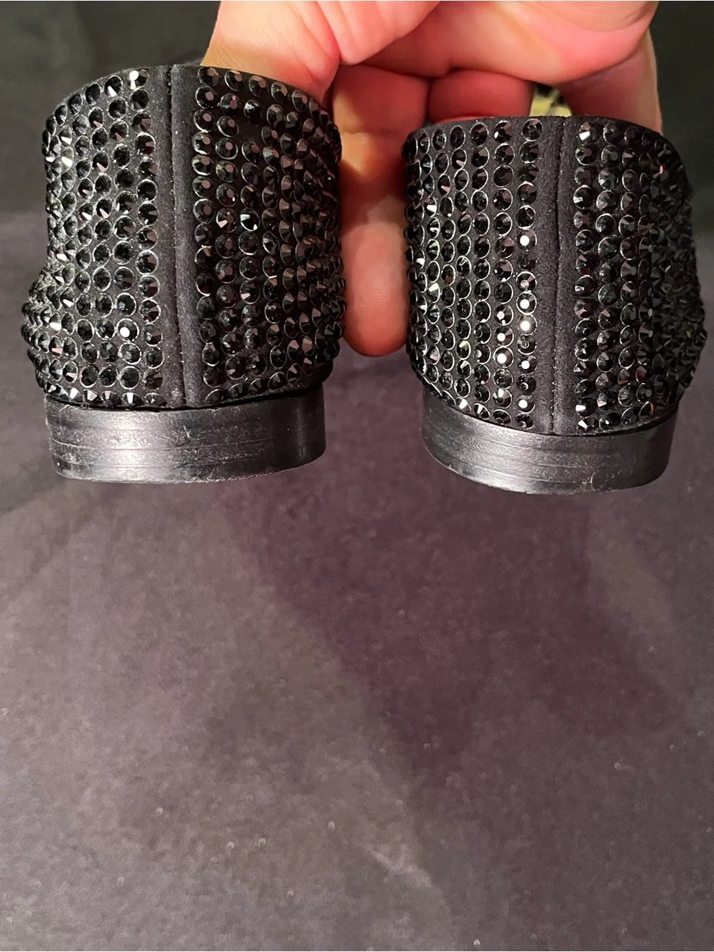 AUTHENTIC $1,495 GIUSEPPE ZANOTTI Swarovski crystals mens 8.5 dress shoe loafers
